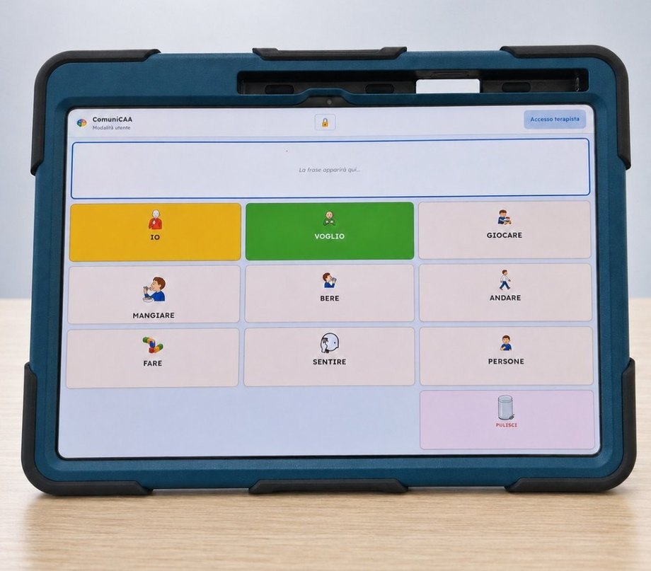 ComuniCAA, il comunicatore dinamico su tablet